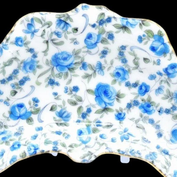 Antique Vintage Royal Crown Avon Chintz 55/1209 Bone Dish Trinket Dish - Picture 2 of 9